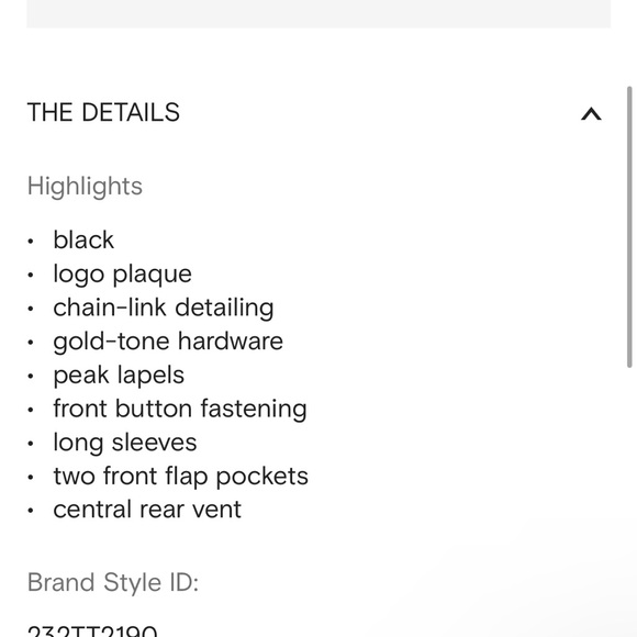 TWINSET oval t chain blazer - Picture 7 of 8